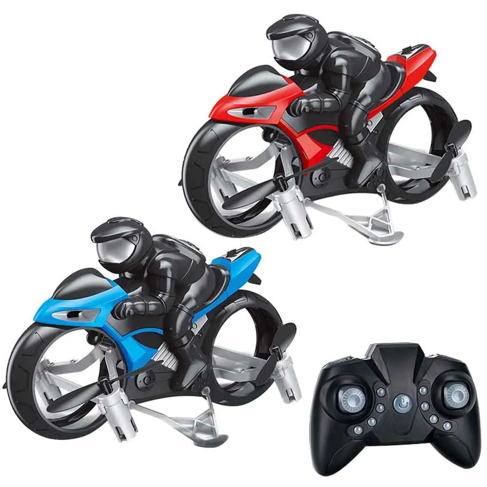 Terra de Controle Iluminação Ajustável Velocidade Drone Remoto ar Voando Motocicleta Led rc 11 Iluminação LED Ajustável Velocidade RC Drone Terra