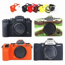Silicone Case Camera Bag for Fujifilm X-S10 XS10 X-T4 X-T3 X-T200 XT4 XT3 X-T100 XT200 X-T30 II XT30 XT30II X-A7 XA7 X-T20 X-T10