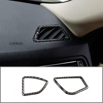 

For BMW 3 4 Series 2013-2019 Instrument Panel Air Outlet Frame, Real Carbon Fiber (Soft) Car Interior Modification Parts