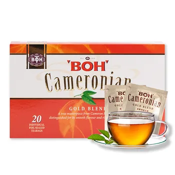 

Free shipping 40g. box BOH Baole Malaysia imported Cameron golden tea tea bag red tea bag fragrance type
