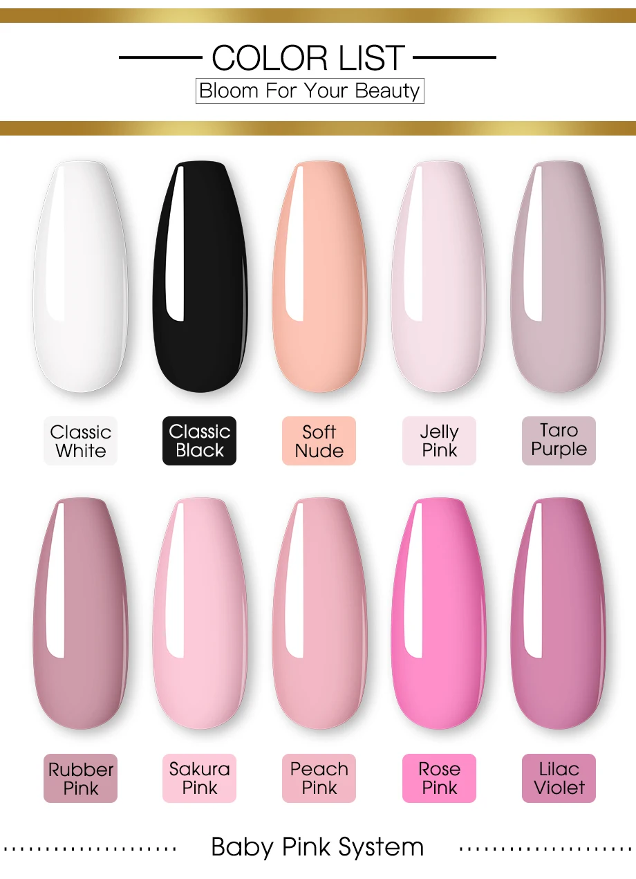 ROSALIND Gel Nail Polish Glitter Gel For Manicure Art Semi Permanent Hybrid Varnish Need UV LED Base Top Coat Nail Polish