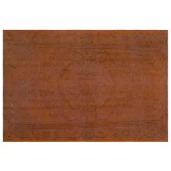 

Handmade Orange Vintage Overdyed Turkish Area Rug 166x242 Cm-5'5''X7'11''