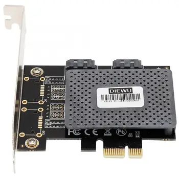 

PCI-E 1X to 2xSATA3 Expansion Card SATA3.0-T2 Adapter 6Gbps for ASMedia/ASM1061 Chip