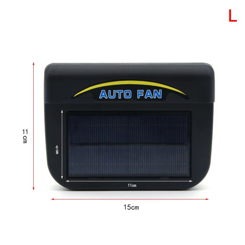

Solar Powered Car Window Windshield Auto Air Vent Cooling Fan Cooler Radiator Ventilator QP2
