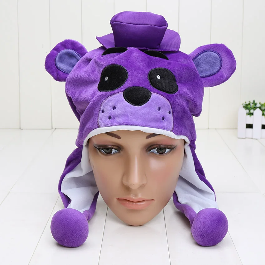 FNAF-Five-Nights-At-Freddy-s-Plush-Mangle-Freddy-Fazbear-Foxy-Bonnie-Chica-Cartoon-Hat-Warm (12)