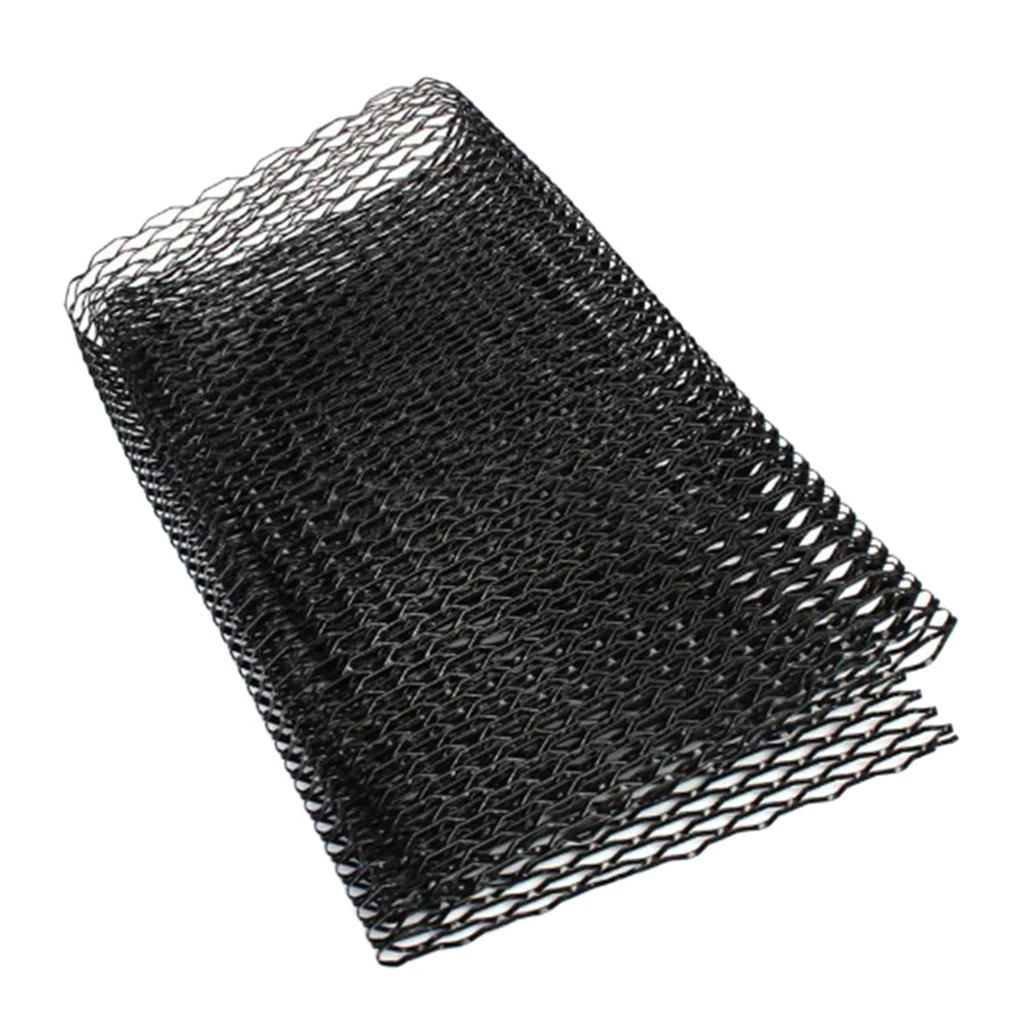 100x33cm Hexagon Shape Grill Mesh Net 4x8mm for Auto Car Front Bumper