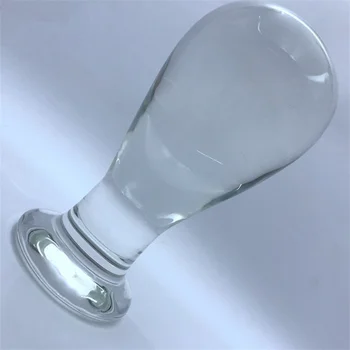 3 Size Glass Ball Anal Dilator 6cm Plug Anale Xxl Dilatatore Sex Toys For Women Big Dicks Anal Fiş Men Stretcher Beads Porn 5