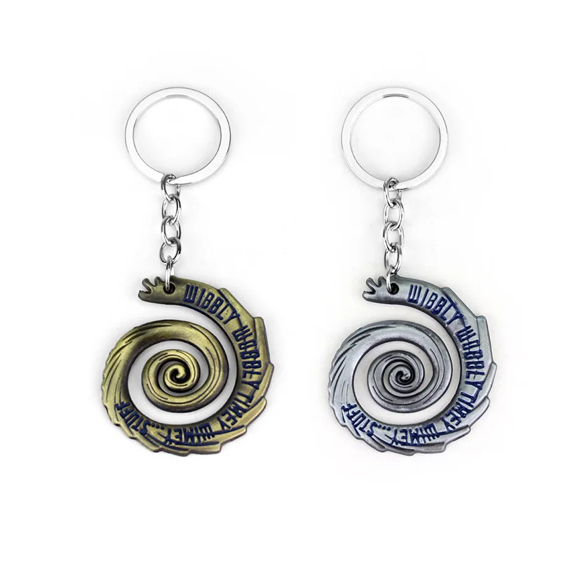 popular moive style keychain Doctor Who logo Metal lobster shape pendant key ring for man women car bag accessaries small gift