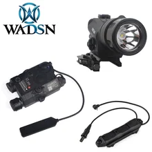 WADSN M720V тактический фонарь LA-15 зеленый точечный Лазер PEQ 15 усиленная подушечка давления двойной переключатель управления охотничье оружие огни