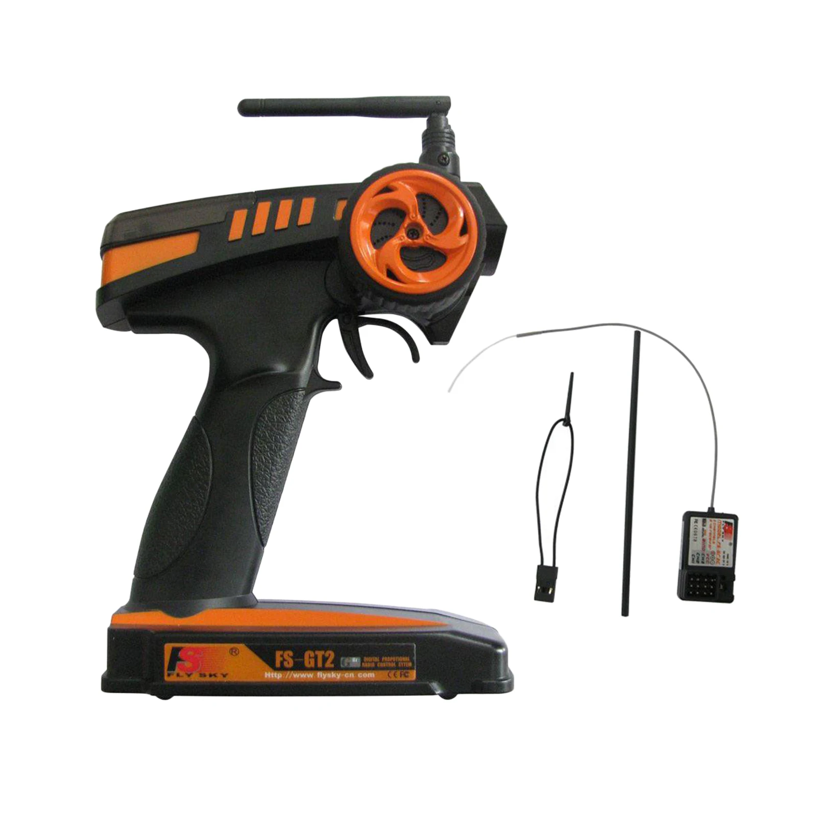

FlySky FS-GT2 2.4GHz 2 Channel Remote Transmitter and FS-GR3E Receiver Radio System for RC Car /Boat