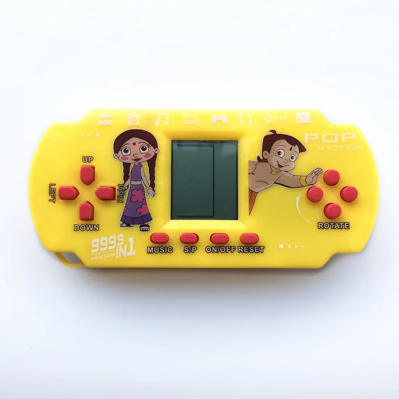 Электронная детская игрушка тетрис игровая консоль мультфильм поп игровая консоль стойло алиэкспресс Лидер продаж