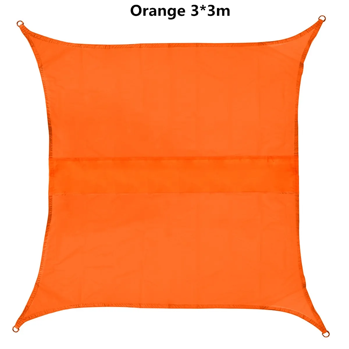 orange 3x3m Прямоугольная Защита от солнца защита от солнца открытый навес сад патио шторы для бассейна парус тент Кемпинг палатка для пикника - Цвет: orange 3x3m