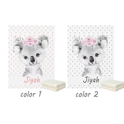 LVYZIHO – couverture polaire personnalisée pour bébé, 30x40 / 48x60 / 60x80 pouces, pour garçon et fille 