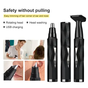 

New Electric Nose Hair Trimmer Ear Face Clean Trimmer Razor Removal Shaving Nose Face Care kit for men and women
