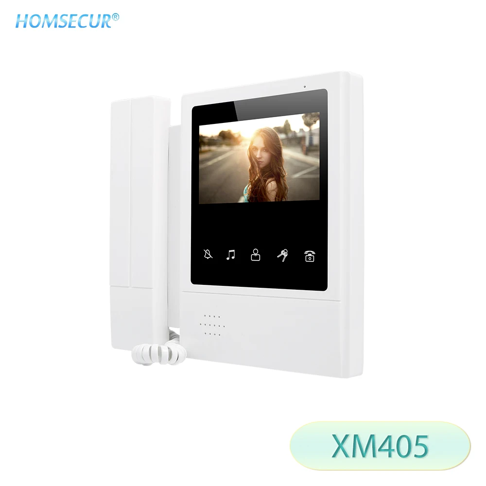 HOMSECUR XM405 4.3″ TFT LCD Color Screen Indoor Monitor For Video Door Phone System | Безопасность и защита