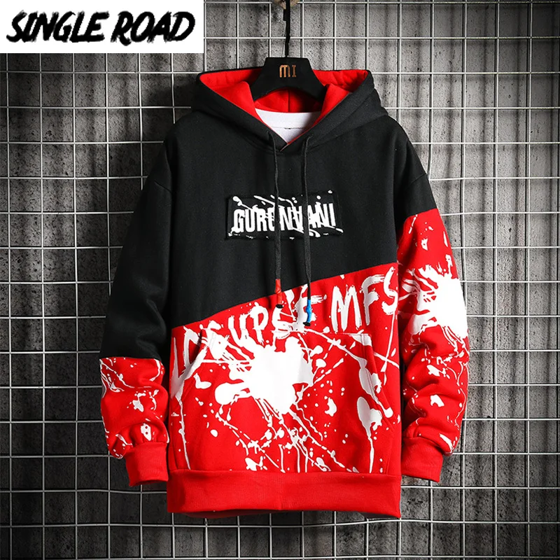 SingleRoad Mens Hoodies Men 2020 Winter Fleece Patchwork Oversized Sweatshirt Hip Hop Harajuku Japanese Streetwear Hoodie Men SingleRoad Mens Hoodies Men 2020 Winter Fleece Patchwork Oversized Sweatshirt Hip Hop Harajuku Japanese Streetwear Hoodie Men