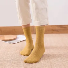 3 штуки, женские носки, милые, модные, сексуальные, красные, желтые, уличные, в стиле хип-хоп, милые, повседневные, хлопковые носки, Осень-зима, девичьи, чулочно-носочные изделия, шерсть