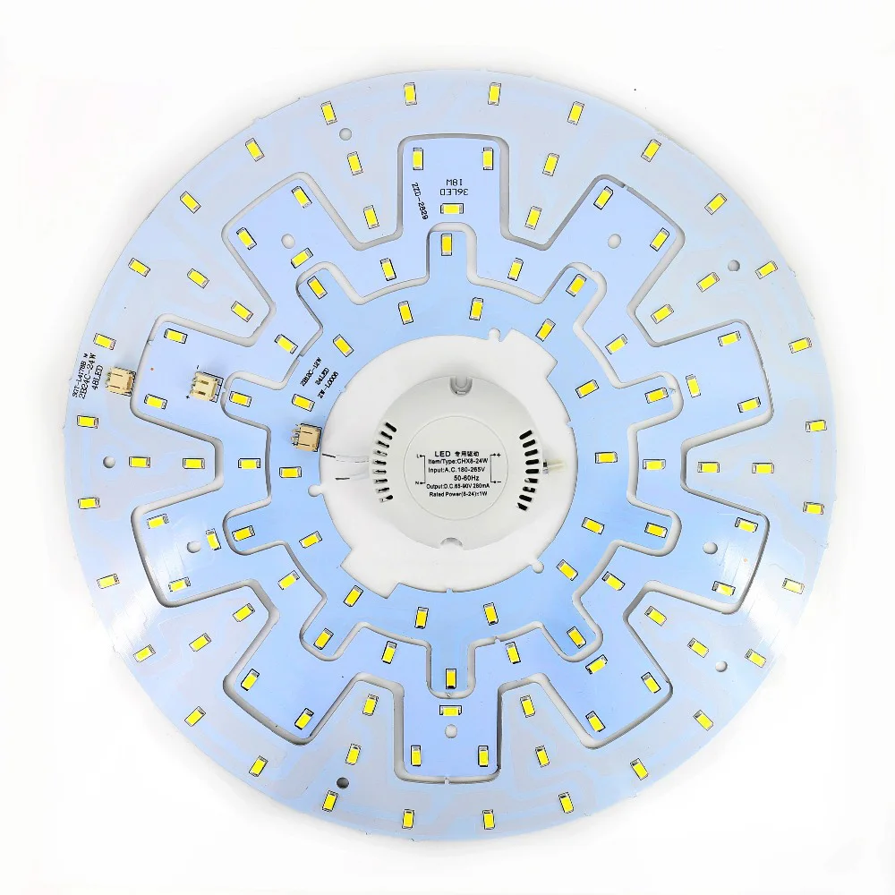Led ceiling lamp retrofit lamp12W 18W 24W panel toroidal light source bead energy saving bulb LED | Освещение