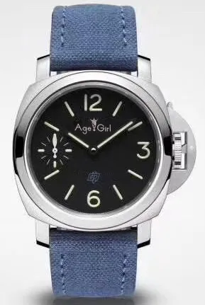 

Luxury Brand New Men Automatic Mechanical Sapphire Stainless Steel Watches Silver Black Blue Canvas Leather Luminous Watch AAA+