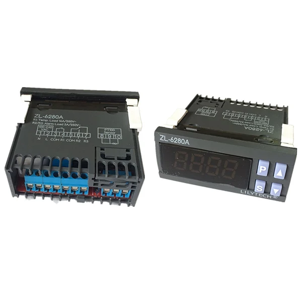 Zl-6280A, 400C, 16A, Pt100, регулятор температуры, Pt100 термостат, цифровой термостат высокой температуры