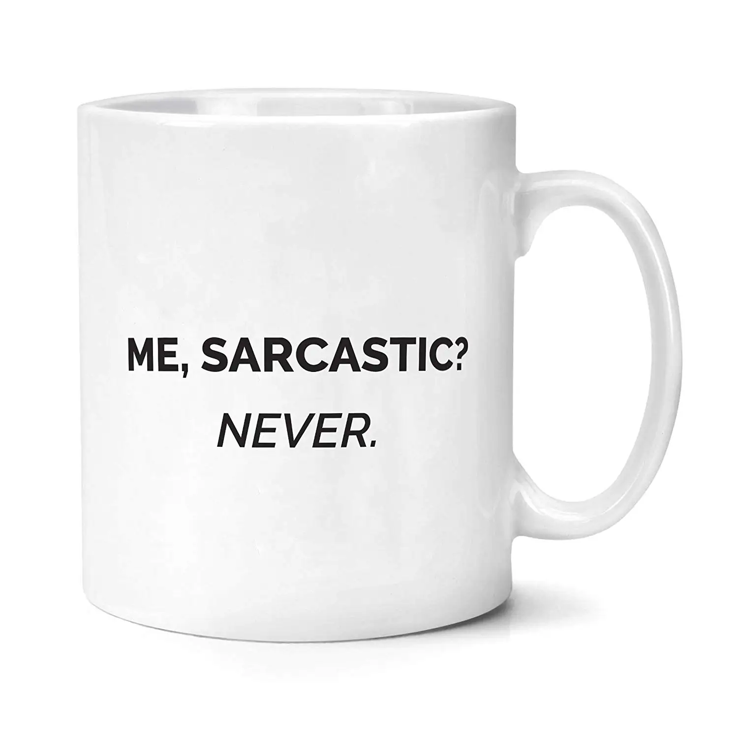 Me Sarcastic никогда не кружка Sarcasm забавные кружки | Дом и сад