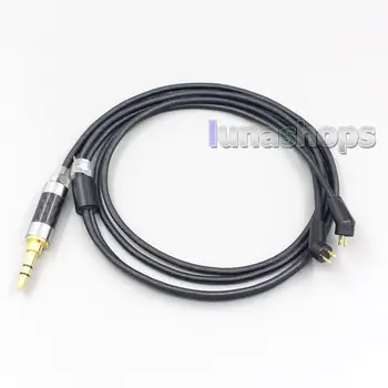 

LN007113 2.5mm 4.4mm XLR 3.5mm Black 99% Pure PCOCC Earphone Cable For Etymotic ER4B ER4PT ER4S ER6I ER4 2pin