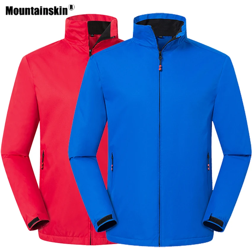 

Mountainskin Winter Men Women's Hiking Jackets Outdoor Sports Thermal Fleece Windbreakers Climbing Camping Trekking Coats VA656