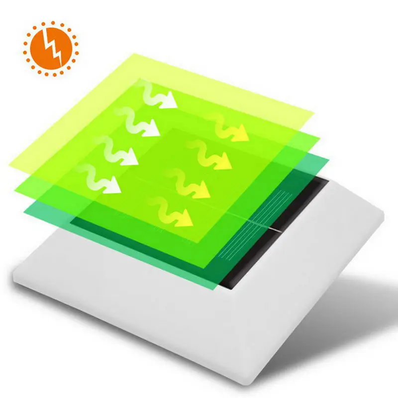 

6 LED Solar Light Built-in High Quality Smart Chip IP65 Waterproof Fence Light Corridor Wall Lamp L9 #2