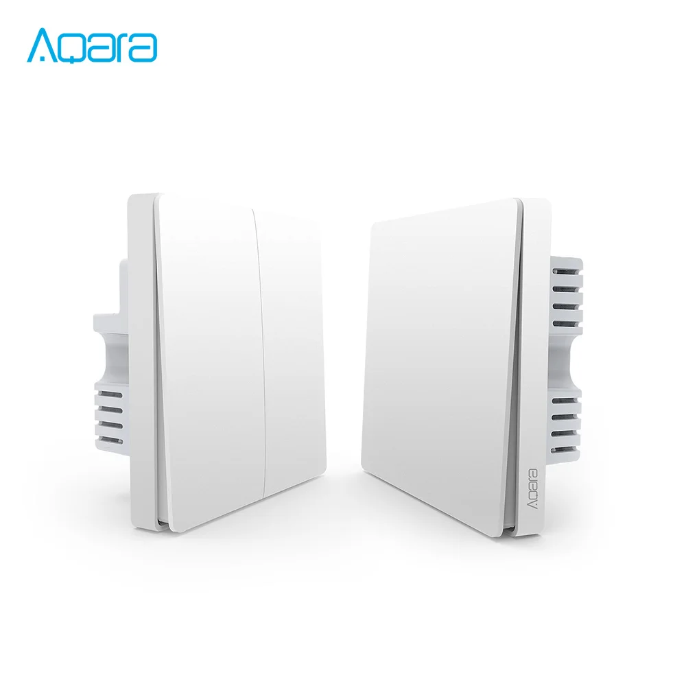 

Aqara Smart Wall Switch Zig.bee Single Firewire Version Smart Home Remote Controller - Single Button/ Double Button