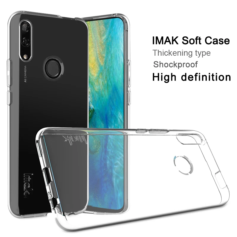Мягкие прозрачные чехлы IMAK из ТПУ для Huawei P Smart Z прозрачный силиконовый чехол на
