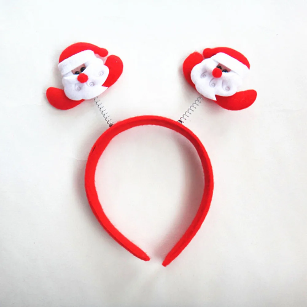 Santa Claus Christmas Headband Xmas Accessories Hairband Photography Props christmas hair accessories gift for kids friends (1)