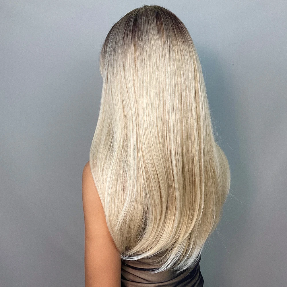 Long Straight Synthetic Wigs 3