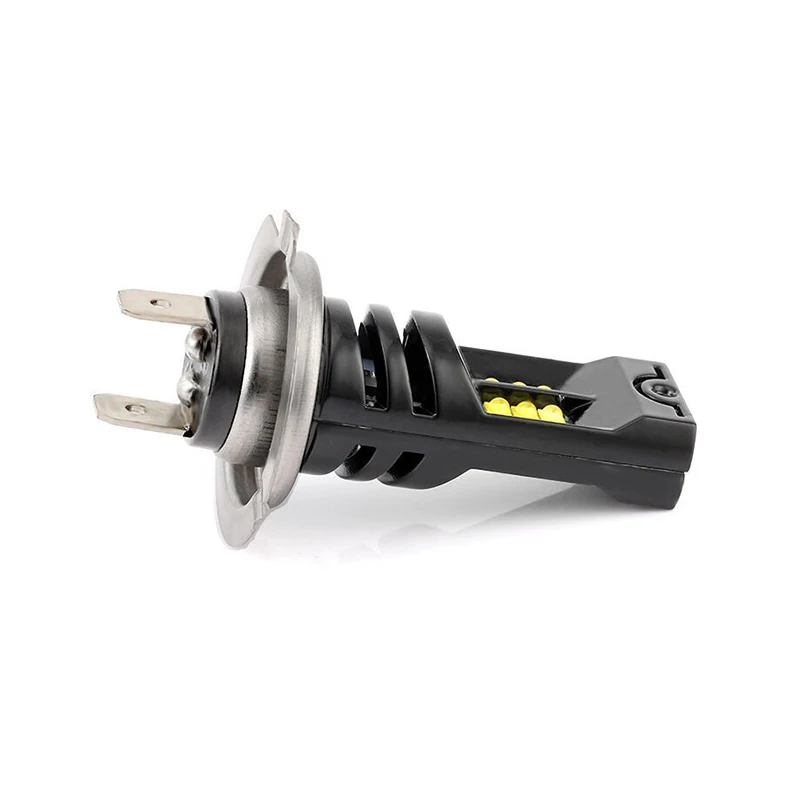 2 шт. 1200LM H7 Автомобильный светодиодный противотуманные фонари 12SMD 2525 6500K 60W 12V Белый фары дальнего света для авто