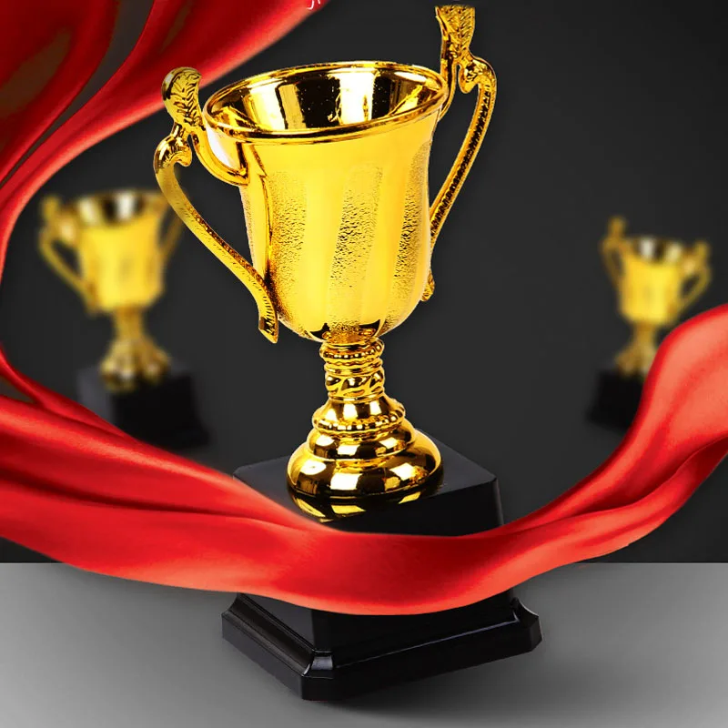Настраиваемый мини-трофей команда спортивных соревнований церемония ремесла Позолоченные сувениры коммерческий наградной Кубок