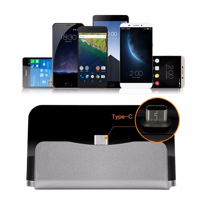 Usb C Dock Station Type C Charging Stand for Huawei P30 P40 Pro Samsung Galaxy S9 S10 S20 Plus Xiaomi Phone Docking Usbc Charger,usb hub adapter,type c docking station,usb port adaptor,usb hub converter,cable converter,docking station,type c otg adapter