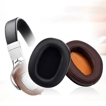 

1Pair Replacement Faux Leather Earpads Soft Foam Ear Cover Cushion for Denon AH-MM400 Earphones Headset