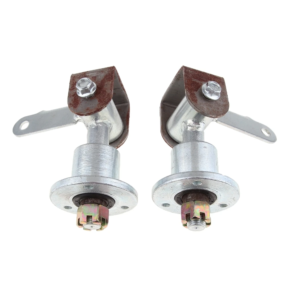 1Pair 5 inch Wheel Knuckle Spindle With Wheel Hub DIY Go Kart Buggy Kart