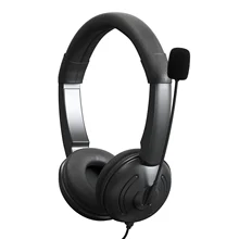 USB Wired Cuffie con Cancellazione del Rumore del Microfono Sul Computer Cuffia Auricolare Call Center Auricolare Controllo Del Volume Dell'altoparlante Mic