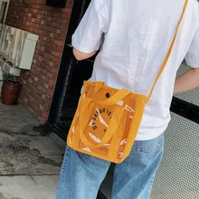 Прозрачная небольшая Холщовая Сумка новая стильная женская сумка через плечо/ручная сумка в Корейском стиле мини косой копия маленькая Ca