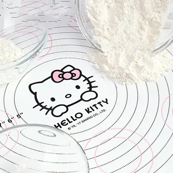 

Hello Kitty Kitchen High Temperature Resistant Non-slip Silicone Pastry Boards Biscuit Moon Cake Kneading Pad Board Baking Tools