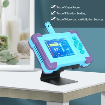 

LED PM1.0/PM2.5/PM10 Air Quality Monitor Digital Gas Analyzer Portable Home Sensor Air Detector with Rechargeable Battery