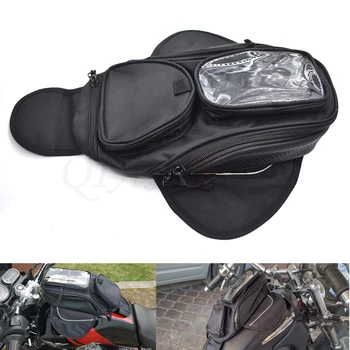 

New waterproof black tank bag magnetic saddle bag backpack For Honda GROM CBR250R CBR300R CBR500R F/X CBR600RR CBR900RR