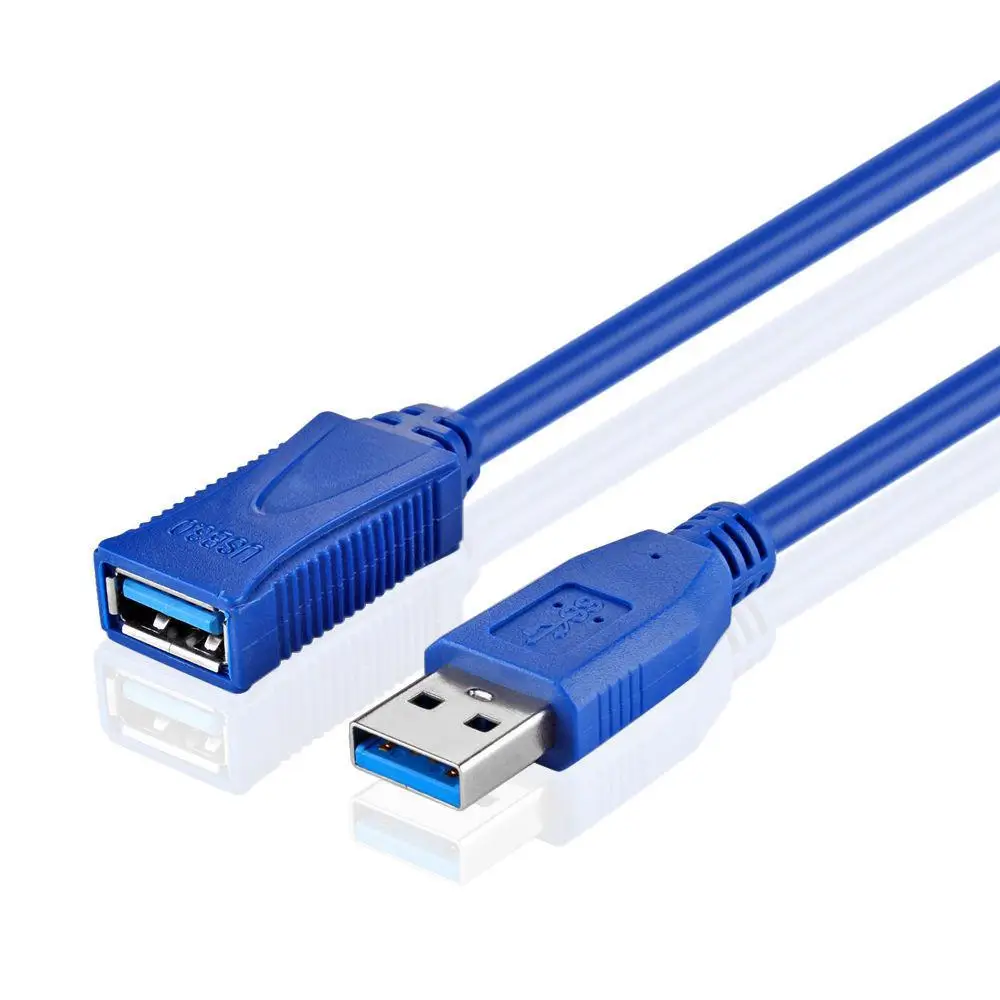 Kuulee Superspeed USB 3,0 A Мужской и Женский удлинитель синий