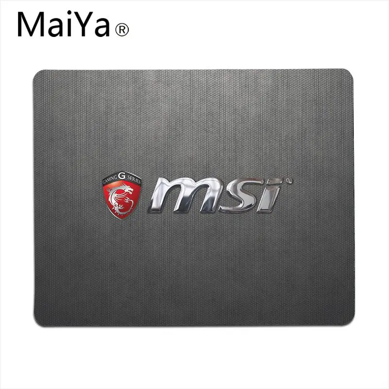 Maiya высокое качество MSI Dragon DIY дизайн игровой с узором коврик для мыши большой коврик для мыши клавиатуры коврик - Цвет: Lock Edge18x22cm