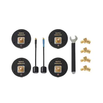 

Maple Wireless DJI FPV System Upgrade Antenna Set Long Distance Signal Booster Circular Polarized Range Extender FPV Antenna Kit