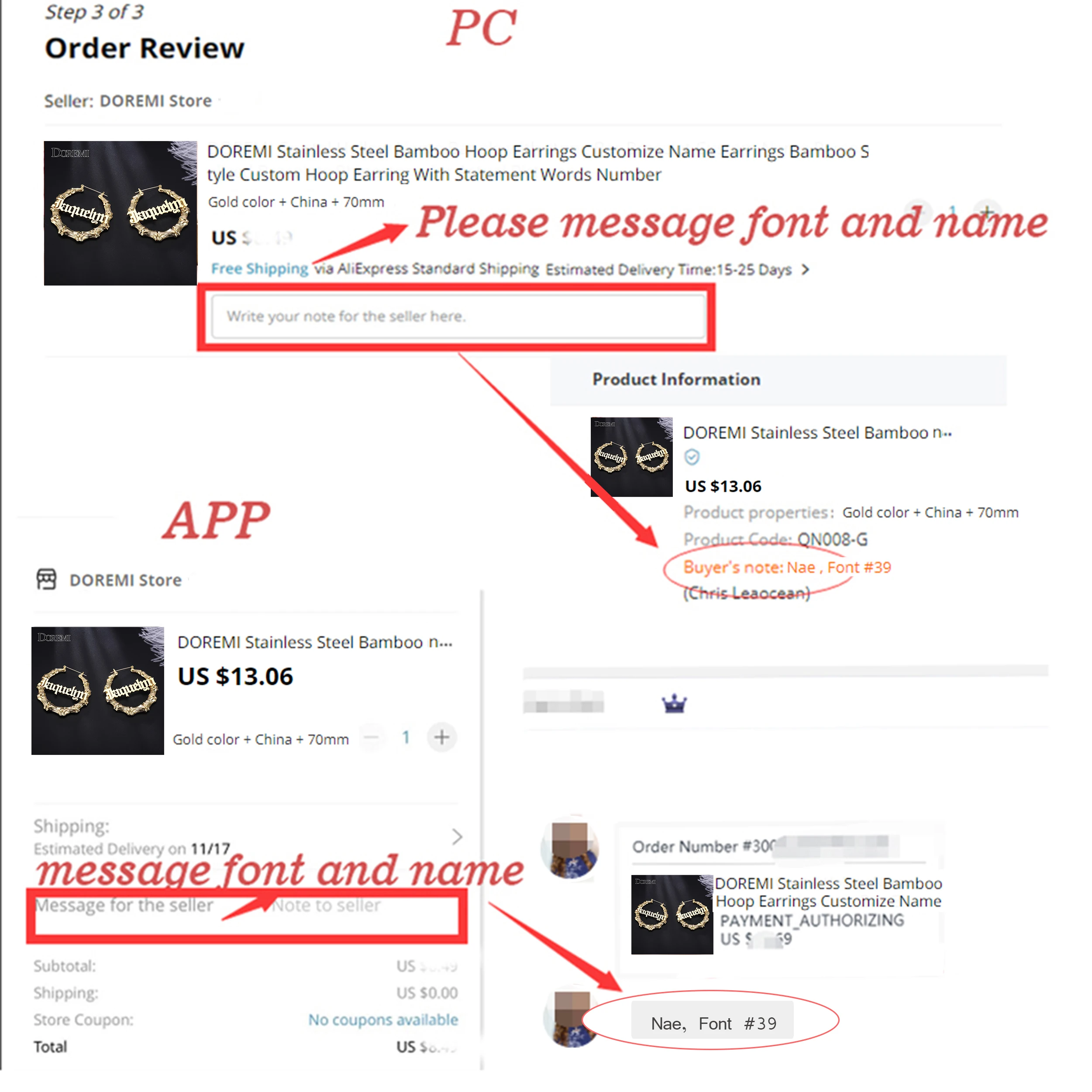 DOREMI Stainless Personalized Custom Name Necklace crystal Stainless Steel Butterfly  Name Necklace