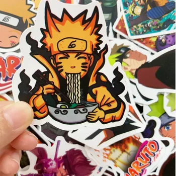 

50pcs Cartoon Anime NARUTO Waterproof Kids Stickers Skateboard Suitcase Guitar Graffiti DIY Sticker Children Classic Toys