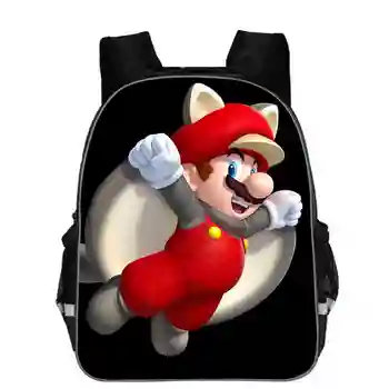 

Mario Bros Sonic Kindergarten Infantile Small Backpack for Kids Baby Cartoon School Bags Children Gift