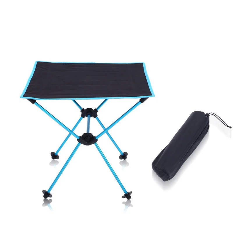 Ergonomic Foldable Table Folding Camping Desk Portable Outdoor 7075 Al Alloy Ultralight Tables 600 D Oxford Anti-slip Furniture |