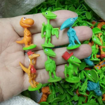 

50pcs/lot Creative Kids Toy Animals Little Dinosaur Home Decoration